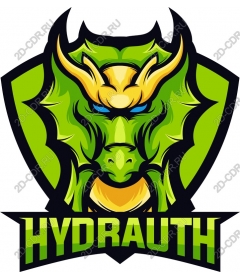  Логотип Hydrauth Dragon