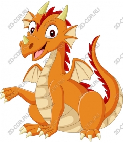  Charming cute dragon