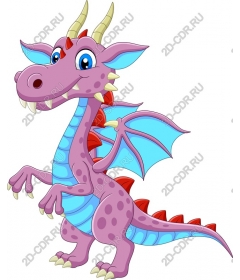  Bizarre cartoon dragon