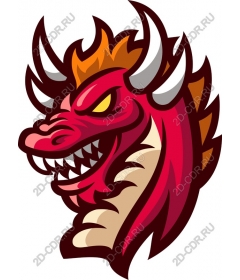  Fierce Red Dragon