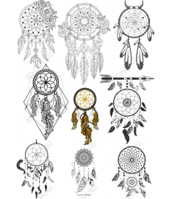 Set of clip art "dream Catcher"