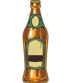  Классическая пивная бутылка