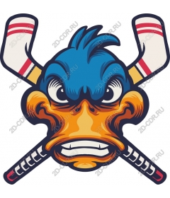  The mascot of the hockey team Fierce Duck