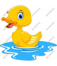  Cartoon Yellow Duck