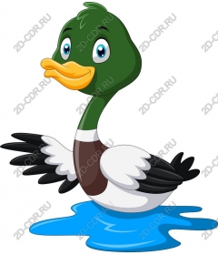  Adorable cartoon duck