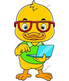  Tech-savvy duck