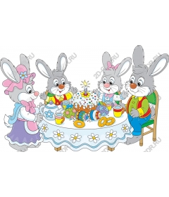 Rabbit tea party