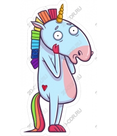  The surprised unicorn