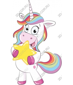 Rainbow Unicorn Clipart