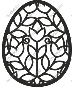  Floral egg