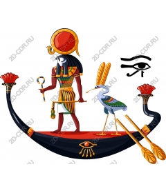 Ancient Egyptian divine boat
