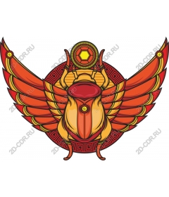  Bright Egyptian scarab