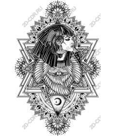 Intricate Egyptian Queen