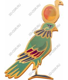 The majestic bird with bowl