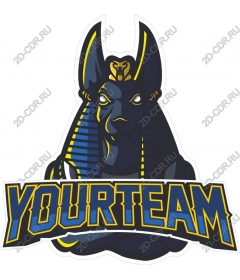  The mascot of Anubis branding team