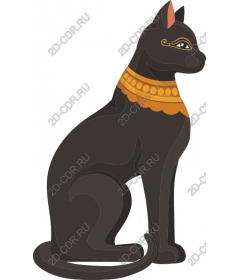  Ancient Egyptian black cat