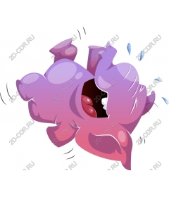Playful cartoon elephant