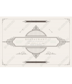  An elegant restaurant with food and drink