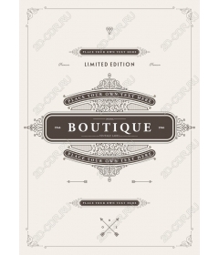 Vintage label boutique