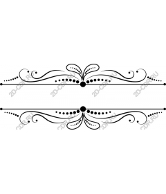 Vintage decorative frame