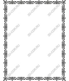  Elegant floral frame