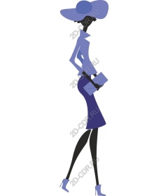  Elegant fashion - stylish woman