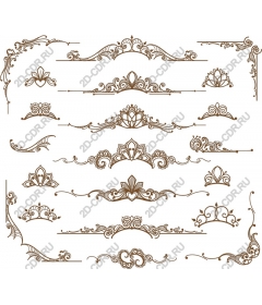  Elegant set of decorations