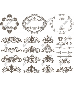  Elegant set of decorations