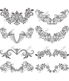  Collection of decorative ornaments