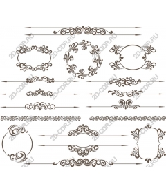  Elegant set of decorations