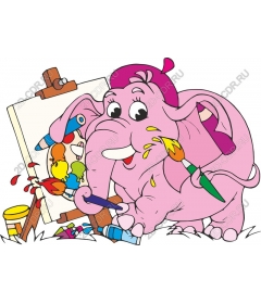 Quirky artist-pink elephant