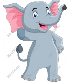  Cute cartoon elephant