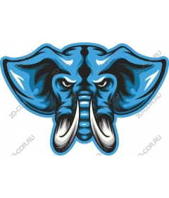  Fierce Blue Elephant