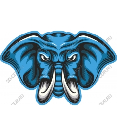  Fierce Blue Elephant
