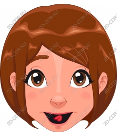 Cheerful young girl