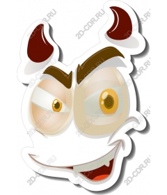 Naughty cartoon devil