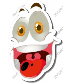  Joyful face cartoon