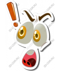  Surprised cartoon cow