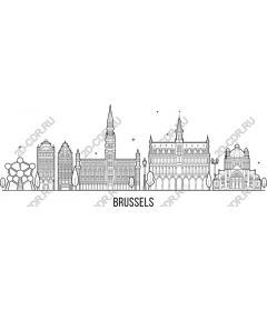 Brussels skyline