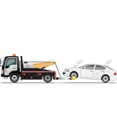  Tow truck Towing a car