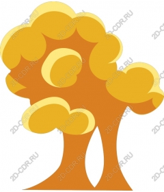  Stylized Golden tree