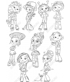 A charming set of characters
