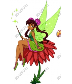 Magical fairy in color