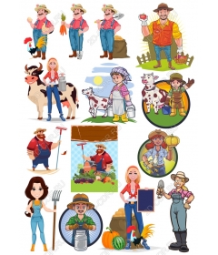 The set of "life on the farm"