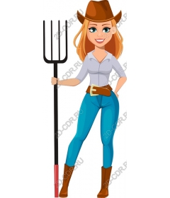 Farm Fresh, Confident Woman