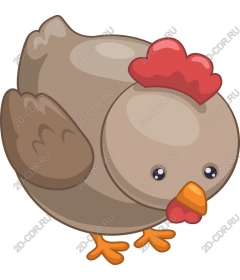 Playful chicken
