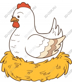  Милое гнездо для кур