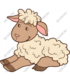  Cute cartoon sheep
