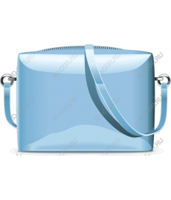  Elegant blue handbag