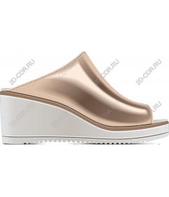 Fashionable wedge sandals